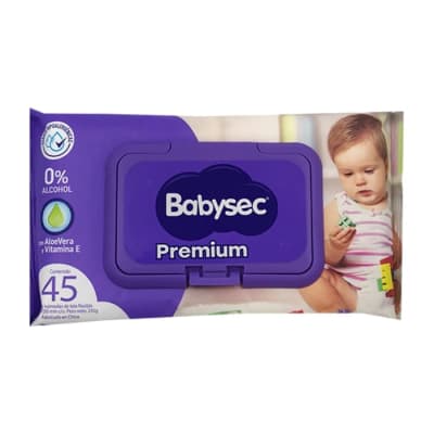 TOALLAS HUMEDAS BABYSEC PREMIUN X 45 UN