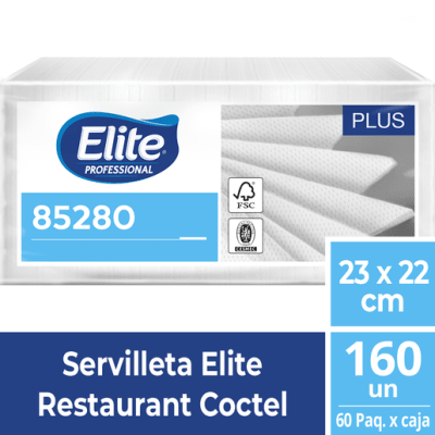 SERVILLETA ELITE COCTEL 160 UN