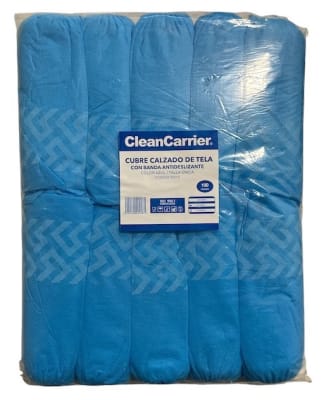 CUBRECALZADO TELA AZUL BOLSA CLEAN CARRIER 100 UN
