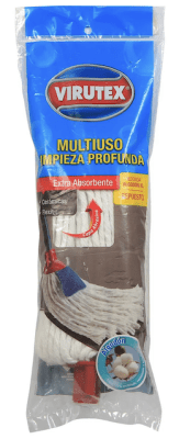 REPUESTO MOPA REDONDA ALGODON XL VIRUTEX