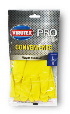 GUANTE CONVENIENTE AMARILLO T/ L VIRUTEX PRO