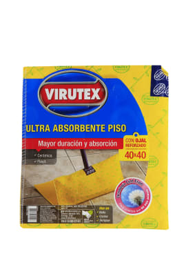 TRAPERO ULTRA ABSORBENTE SIMPLE 40 X 40 CM C/OJAL