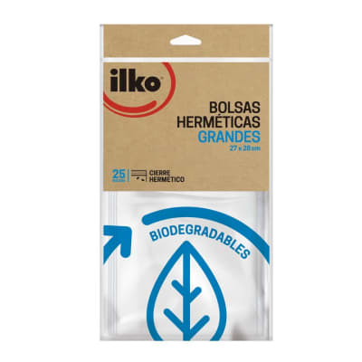 BOLSA HERMETICA VERDURAS 27 X 28 CM 25 UN