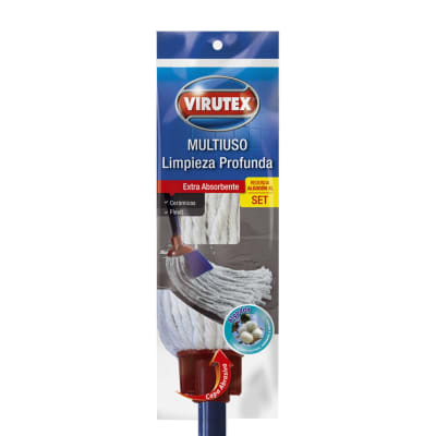 MOPA REDONDA COMPLETA ALGODON EXTRA GRANDE VIRUTEX