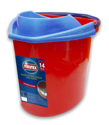 BALDE C/ ESCURRIDOR VIRUTEX 14 LT