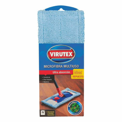 REPUESTO MOPA PLANA MICROFIBRA 35 CM VIRUTEX
