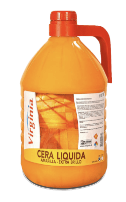 CERA LIQUIDA AMARILLA PISO MADERA VIRGINIA 5 LT