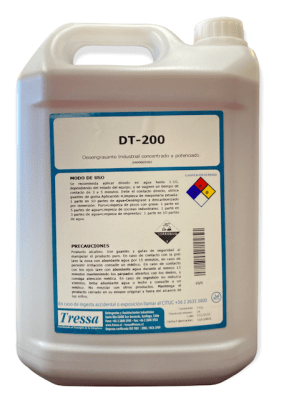 DESENGRASANTE DT-200 INDUSTRIAL 5 LT