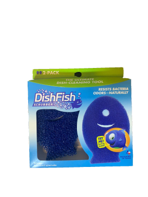 ESPONJA SCRUBBER DISHFISH X 2 UN
