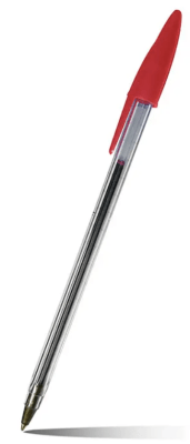 LAPIZ PASTA CRISTAL ROJO SELLOFFICE