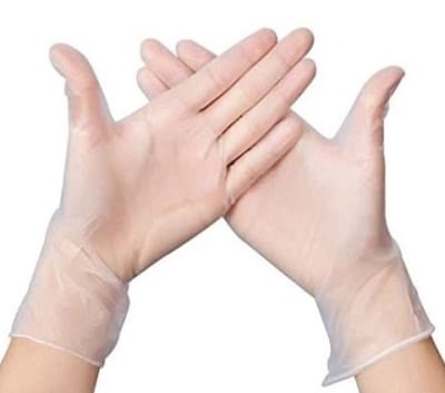 GUANTE VINILO S/POLVO CLEAN CARRIER T/M X 100 UN