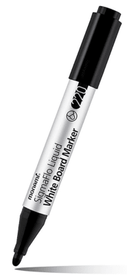 MARCADOR PIZARRA LIQUIDO PTA REDONDA NEGRO MONAMI