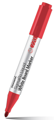 MARCADOR PIZARRA LIQUIDO PTA REDONDA ROJO MONAMI