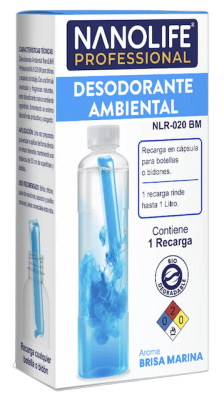 RECARGA DESODORANTE AMBIENTAL BRISA MARINA 1 UN NANOLIFE