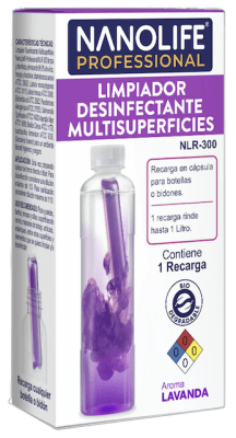 RECARGA LIMPIADOR DESINFECTANTE MULTISUPERFICIES 1 UN NANOLIFE