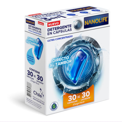 DETERGENTE EN CAPSULAS ULTRACONCENTRADO 30 UN NANOLIFE
