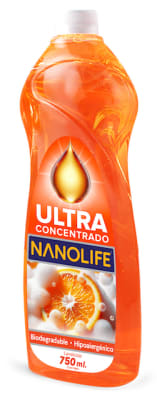 LAVALOZAS ULTRA CONCENTRADO NARANJA 750 ML NANOLIFE