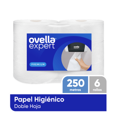 PAPEL HIGIENICO OVELLA D/H 6 X 250 MT