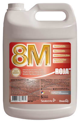 8M CERA ROJA 5 LT DIVERSEY