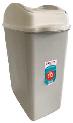 BASURERO C/TAPA VAIVEN 20.5 LT SAN REMO