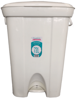 BASURERO C/PEDAL 72 LT SAN REMO