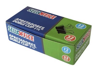 APRETADOR DOBLE CLIPS 25 MM (1