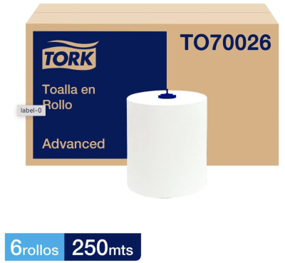 TOALLA MANO TORK 6 X 250 MT ADVANCED