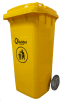 CONTENEDOR BASURA AMARILLO 120 LT1