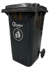 CONTENEDOR BASURA 240 LT QRUBBER GRIS1