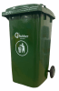CONTENEDOR BASURA 240 LT QRUBBER VERDE1