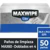 PAÑO MAXWIPE MAX60 DOBLADO X 50 PAÑOS ELITE1