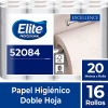 PAPEL HIGIENICO ELITE D/H 16 X 20 MT1