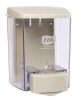 DISPENSADOR JABON RELLENABLE 900 CC TRANSPARENTE ELITE1