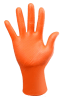 GUANTE NITRILO NARANJO DIAMANTADO CLEAN CARRIER 8.5 GR T/XL X 50 UN1
