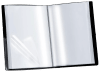 CARPETA PLASTICA NEGRA 20 FUNDAS CRISTAL OFICIO SELLOFFICE1