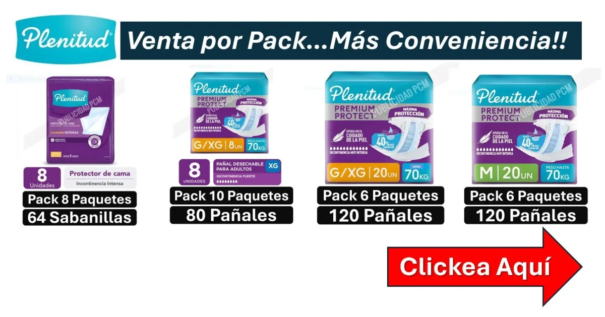 Distribuidora de Pañales para Adulto Plenitud