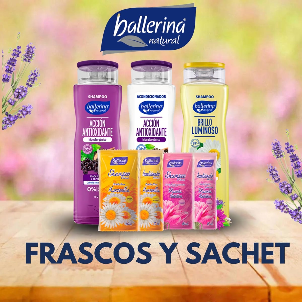 Frascos y Sachet