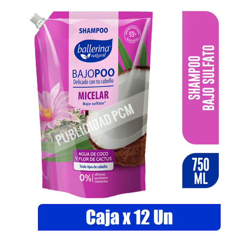 SHAMPOO BALLERINA DP 750 DISTRIBUIDOR MAYORISTA