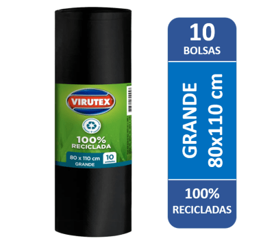 BOLSA BASURA VIRUTEX 80x110