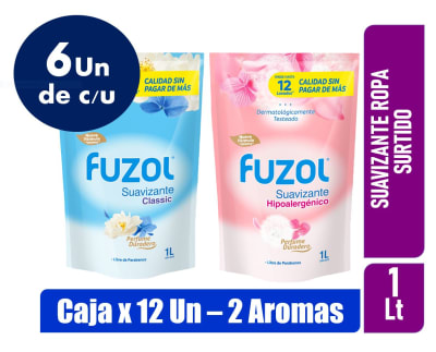 SUAVIZANTE ROPA FUZOL SURTIDO