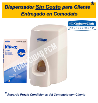 DISPENSADOR JABON ESPUMA K CLARK DISPENSADOR JABON ESPUMA K CLARK