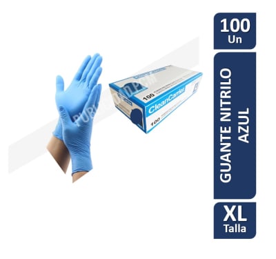 GUANTE NITRILO AZUL XL
