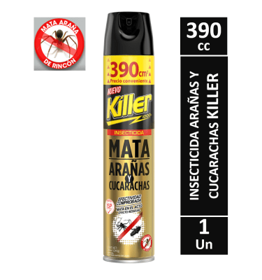 INSECTICIDA KILLER ARAÑA CUCARACHA