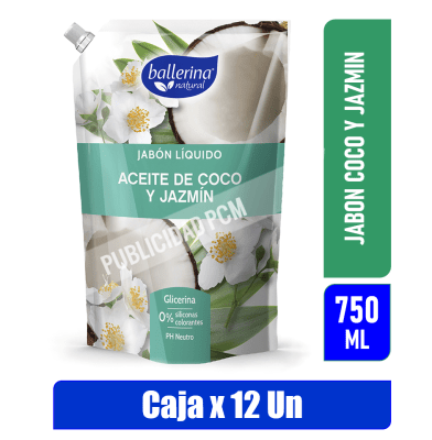 JABON BALLERINA COCO JAZMIN 750ml