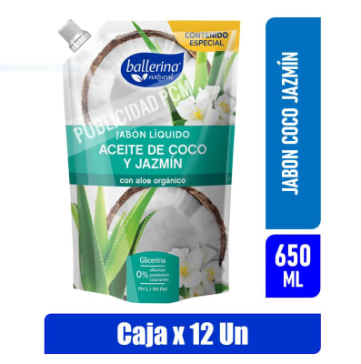 JABON BALLERINA COCO JAZMIN 650ml