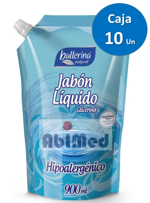 JABON HIPOALERGENICO BALLERINA Cj x 10 Un JABON HIPOALERGENICO BALLERINA Cj x 10 Un
