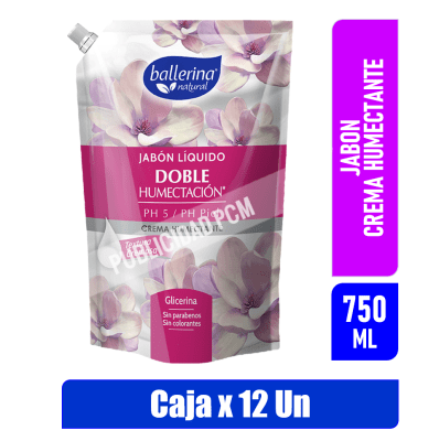 JABON BALLERINA DOBLE HUMECTACION
