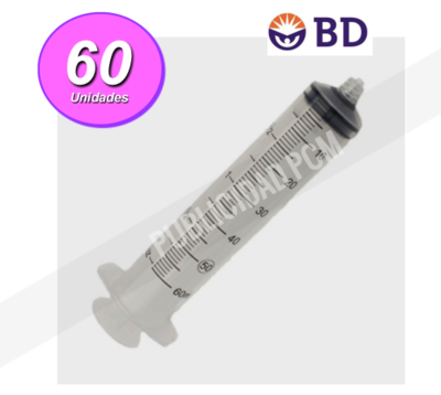 JERINGA LUER LOK BD 60 ml JERINGA LUER LOK BD 60 ml