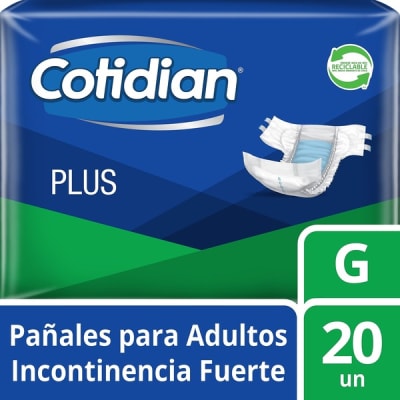 PAÑAL ADULTO COTIDIAN PLUS Gx20