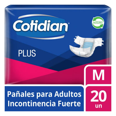 PAÑAL ADULTO COTIDIAN PLUS Mx20